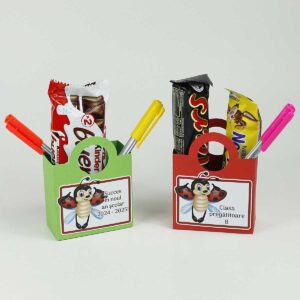 Cadou prima zi de scoala - Set creativ cutiuta cu mascota Clasa buburuzelor
