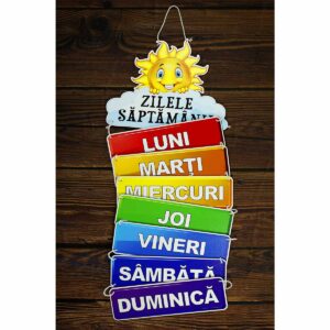 Decor clasa - Zilele săptămânii