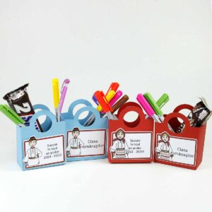 Cadou prima zi de scoala - Set creativ cutiuta cu mascota - Clasa romanasilor