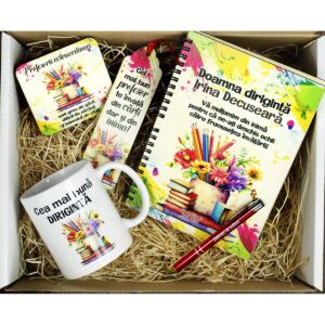 Set cadou personalizat pentru PROFESOARĂ / DIRIGINTĂ