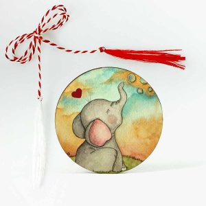 Mărțișor copii cu Elefant