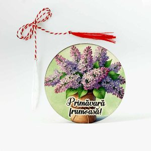 Mărțișor cu flori de liliac
