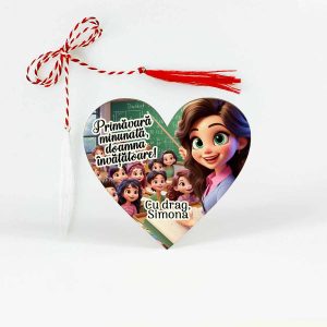 Mărţişor personalizat învăţătoare