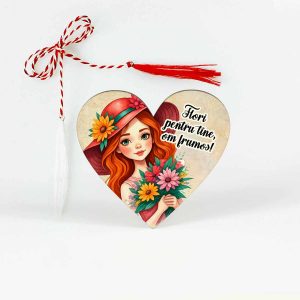 Mărțișor cu nume pentru fete