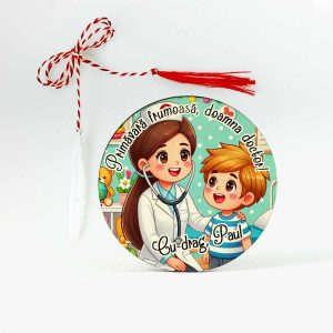 Mărțișoare personalizate pentru doamna doctor