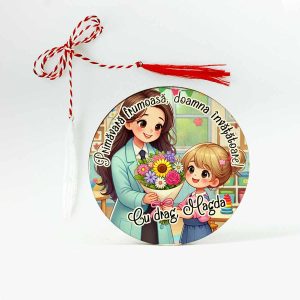 Mărțișoare personalizate - doamna învățătoare