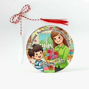 Mărțișoare personalizate - doamna educatoare