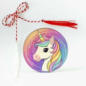 Mărțișor cu unicorn