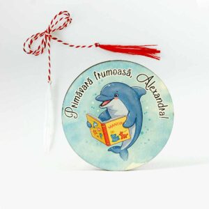 Mărțișor personalizat clasa delfinilor