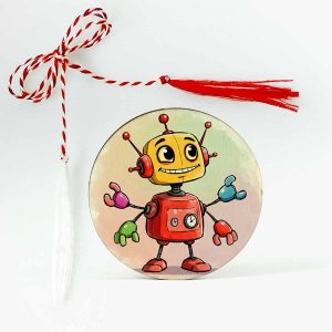 Mărţișor copii Robot