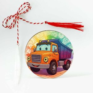Mărțișor cu camion pentru băieţi