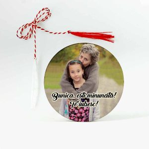 Mărțișor personalizat cu poza