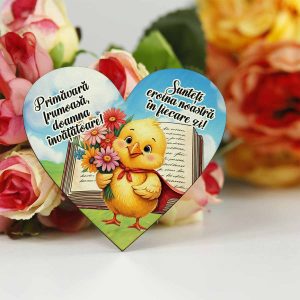 Mărțișor personalizat Super Puișor pentru Educatoare sau Învățătoare