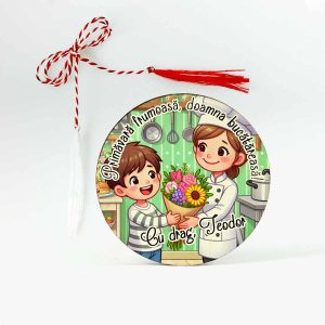 Mărțișoare personalizate pentru doamna bucătăreasă