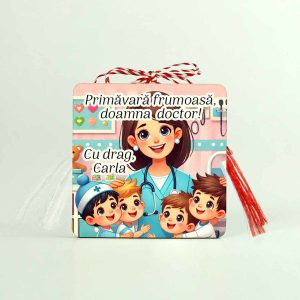 Marțișor personalizat Asistentă, Doctoriță