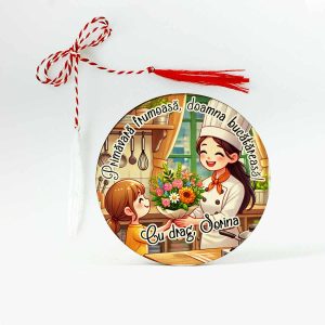 Mărțișoare personalizate - doamna bucătăreasă