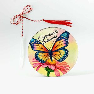 Mărțișor personalizat cu fluturas