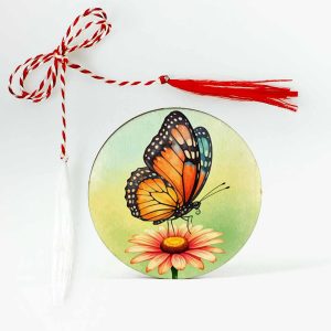 Mărțișor personalizat cu fluture