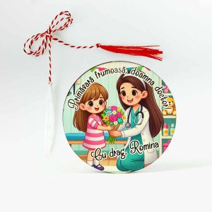 Mărțișoare personalizate - doamna doctor
