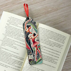 Semn carte personalizat pentru colegraf, dansatoare