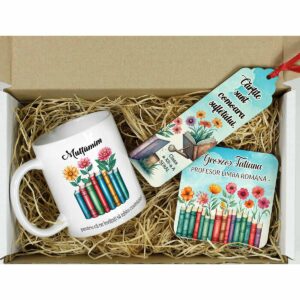 Set Cadou Personalizat - Profesor Limba Română