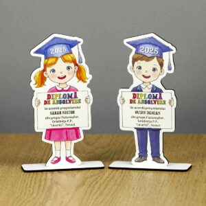 Trofeu personalizat  - model absolvent grădiniță