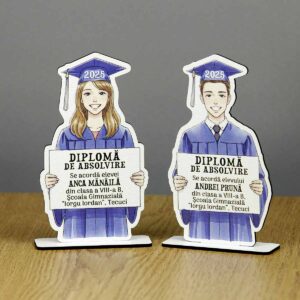 Trofeu personalizat  - absolvent gimnaziu