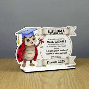 Trofeu personalizat - model Buburuză