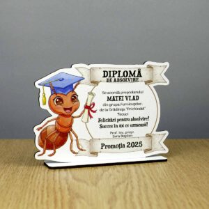 Trofeu personalizat - model Furnicuță