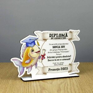 Trofeu personalizat - model Peștișor
