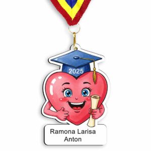 Medalie personalizata - Inimă