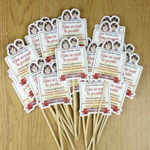Toppere / Semne de Carte Personalizate – Cadouri pentru Prima Zi de Școală