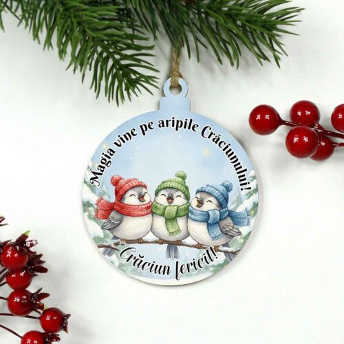 glob personalizat craciun