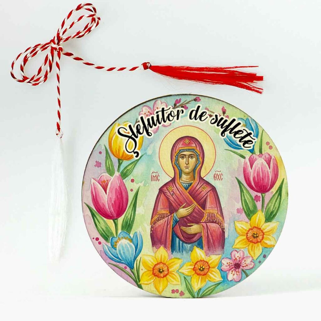 Mărțișor personalizat pentru profesoara de religie, cadou creștin de 1 Martie
