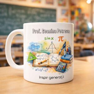 cana cadou profesoare matematica mesaj amuzant Dedaruit